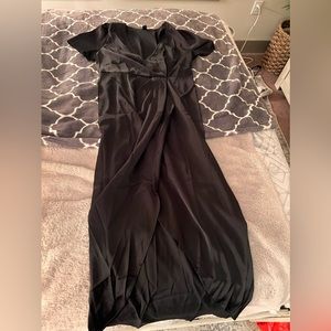 Black dress with slit!